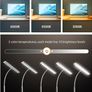 160 LED Desk Lamp Super Bright Dimmable Clamp Lamp for Home Office with 3 Colour Temperatures and 10 Brightness Levels, Office Lamp with 10W USB Adapter Image 2