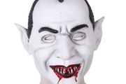 Deadly silence scary vampire Halloween latex mask.