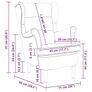 Armchair Dark Grey Velvet Image 5