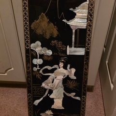 Vintage mother of Pearl chinese wall hangar/picture