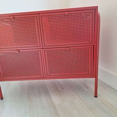 4 Drawer Metal Storage Chest