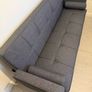 3 Seater Fabric Sofa Bed with 2 cushions Image 3