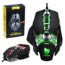 New V10 Wolf Warrior Wired USB Optical RGB LED Gaming Mouse 6400 DPI #1414 Image 4