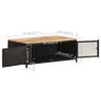 Coffee Table 90x50x37 cm Solid Rough Mango Wood Image 7