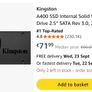 Kingston A400 240gb Ssd - Sata 2.5" X8 Image 2