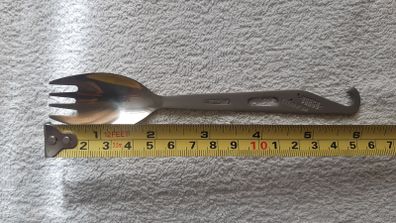 Vargo Titanium Eagle Spork -  Army/Camping/Hiking/Travel/Airsoft/Hunting/Emergency