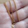 Preloved Sterling Silver Gold Plated Chain Image 6