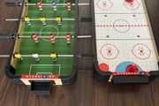 Table top football &amp; air hockey