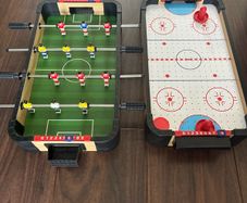 Table top football & air hockey