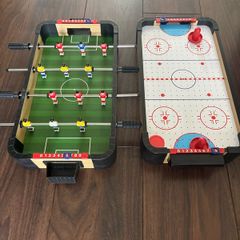 Table top football & air hockey