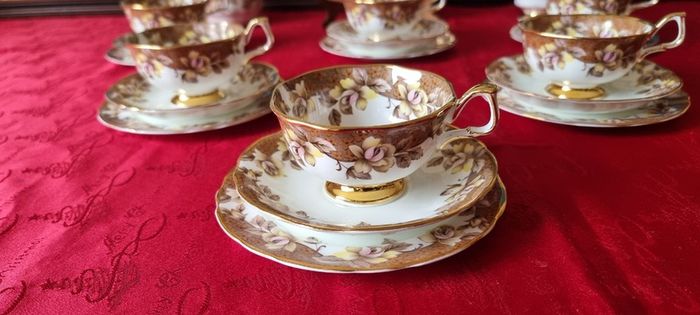 21 Piece Arklow Elegance Bone China Tea Set For 6 Person Setting Made In Ireland