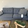 2 Grey Sofas in Excellent Condition Only 1 Year Old Image 5