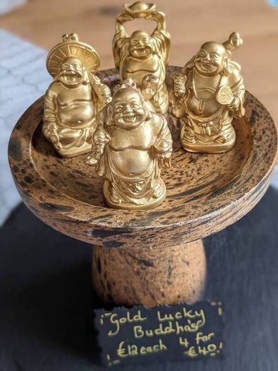 vintage  tiny good luck Buddha