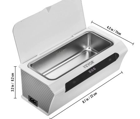BRAND NEW 500ml Ultrasonic Cleaner Mini Portable Washing Machine Ultrasound Bath Sonic Cleaning Devices for Glasses Home Appliances