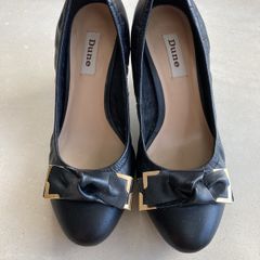 Dune Black leather shoes