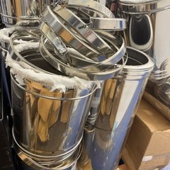 chimney flu stainless steel flu new