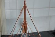 Modern gold metal ceiling light