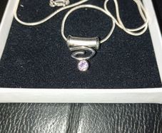 sterling silver chain with pendant