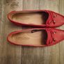 Woman's Flat Loafer Leather Shoes. Image 4