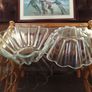 Pair of Fluted Glass Pyrex France Bowls Image 10