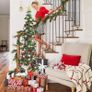 6FT/1.8M Pop Up Tinsel Christmas Tree with 100 Timer Lights & Remote, Collapsible Artificial Pencil Tree Xmas Decoration for Home, Office, Party, USB Powered, Easy Assembly Image 9