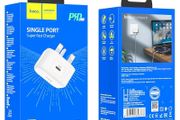 Hoco C91B Type-C 20W PD Power Adapter White