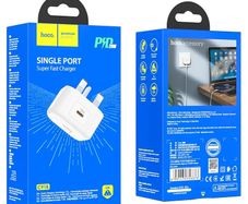 Hoco C91B Type-C 20W PD Power Adapter White