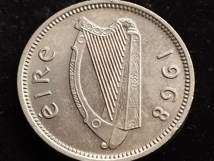 Ireland - 1968 - 3 Pence - Hare - KM.12a - UNC - [772]