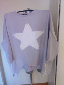 Aqua & Limone  Florence oversized plus size lilac top size UK24 EU52 Postage included
