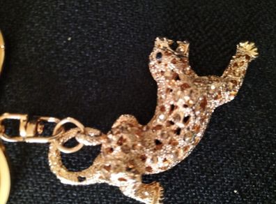 Stunning Leopard Handbag / key ring Charm