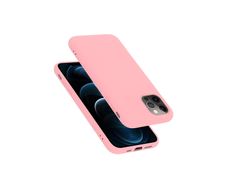 Liquid Silicone Case For iPhone 12 / 12 Pro Luxury Thin Soft Phone Cover New Chalk Pink - FHT9IP12LK