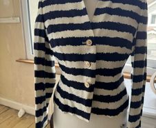 Navy and Cream Blazer