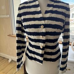 Navy and Cream Blazer