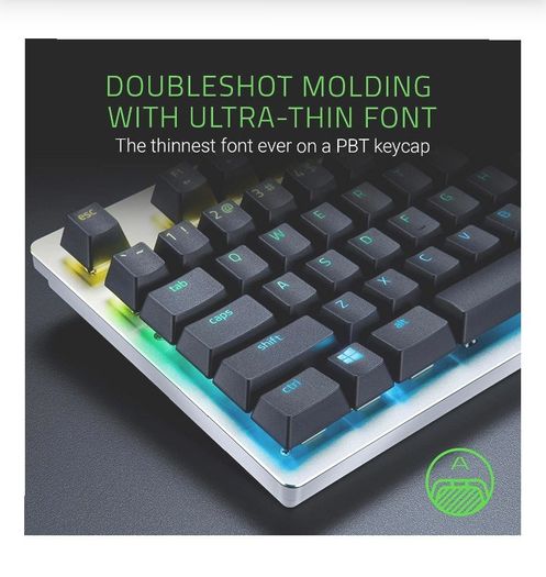 Razer PBT Keycap Upgrade Set - Classic Black