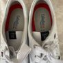 Callaghan White Leather Laced Wedge Trainers- Size 41 Image 6