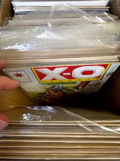 Valiant Long Comic Box w 270 comics for Sale
