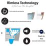 Bathroom vanity and toilet Image 8