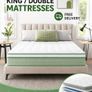 Brand New Double 4ft6 King 5ft Size Pillow Top Tufted Pocket Sprung Mattress Available Image 3