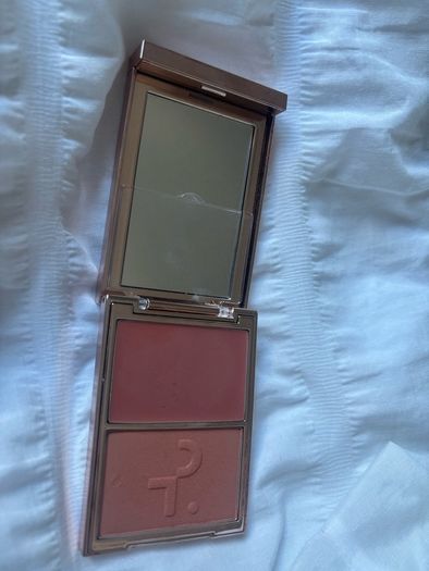 Patrick Ta Doublr take creme and powder blush in shade not too much
