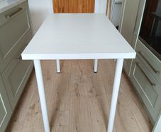 White IKEA Linnmon Adils Desk  Lightweight