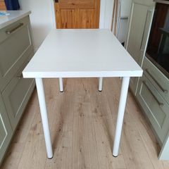 White IKEA Linnmon Adils Desk  Lightweight