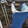 Bathroom Suite - Blue - Cast Iron Bath Image 4