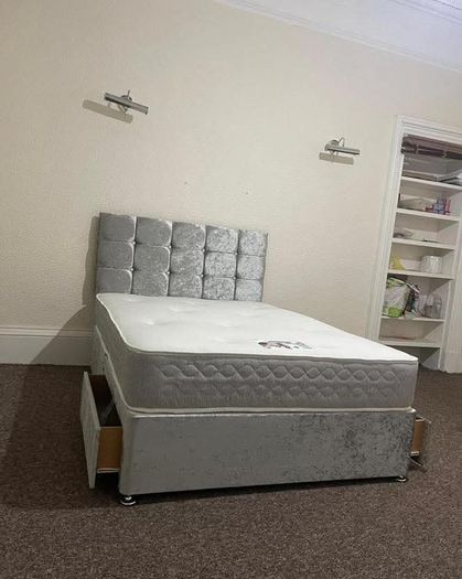 Divan Double & King Size Bed Frame With Mattress
