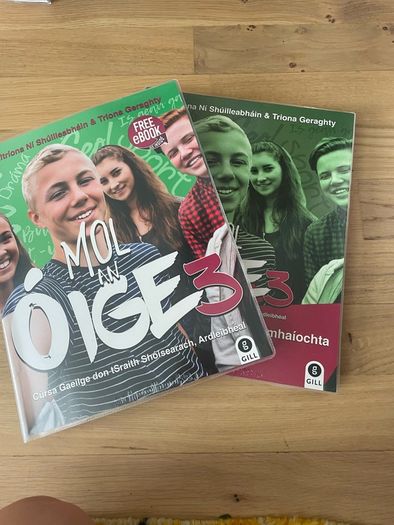 Mol an Oige 3 JC textbook and workbook