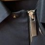 COS Mens Lightweight Cotton Mac Car Coat Navy Blue Size S Image 3