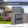 Outdoor Garden Storage Shed Tool Wooden Box Double Doors (FREE SHIPPING) Image 6