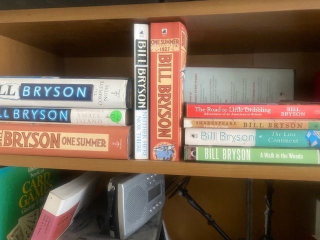 9 x Bill Bryson Books