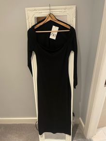 Zara black dress
