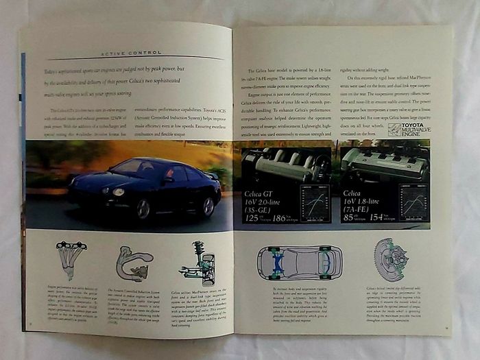 Vintage 1994 Toyota Celica Dealer Sales Brochure - Rare Original