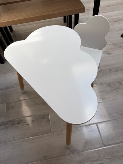 Toddler/child cloud table and chair set